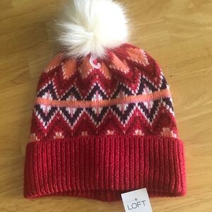 LOFT NWT HEARTH FAIR ISLE BEANIE